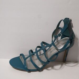 Christian Siriano for Payless aqua blue heels sandals women size 9.5